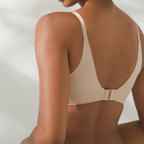Vanishing Back Full Coverage Bra 34G Pale Sand Nude Neutral SOMA Cuup Skims gap - Picture 3 of 7